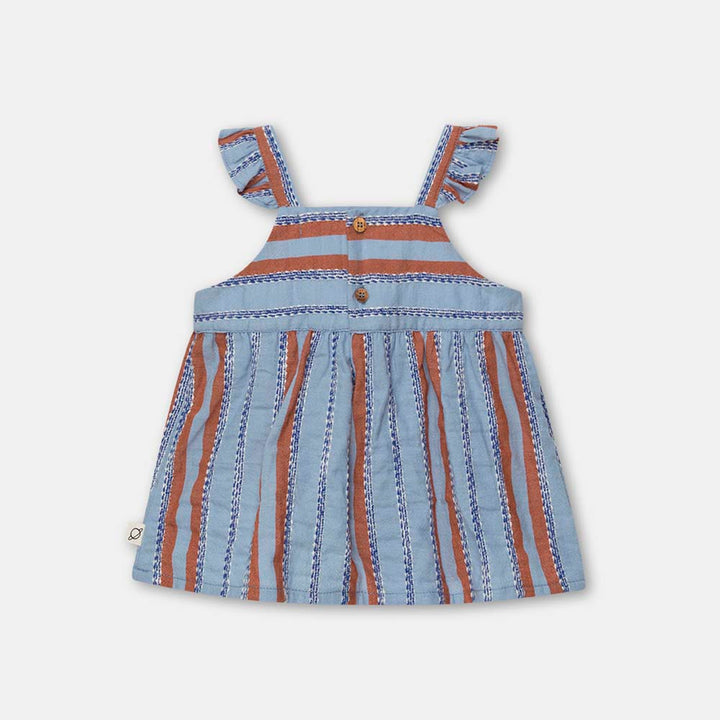 Striped Denim Baby Dress - Unique