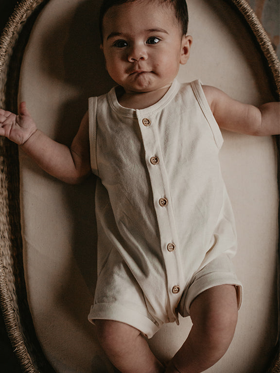 The Beach Bum Playsuit - Undyed