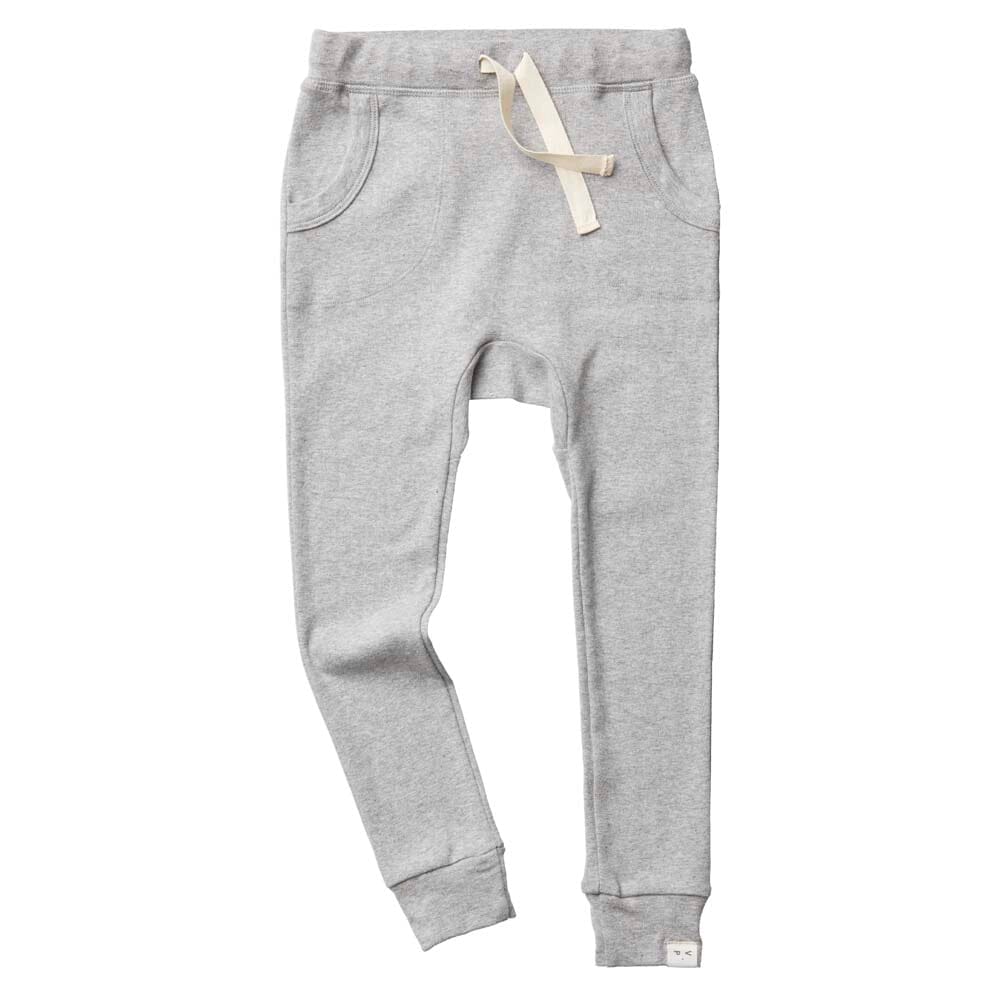 Louie Slim Jogger - Heather Grey Pants Petit Vilains 