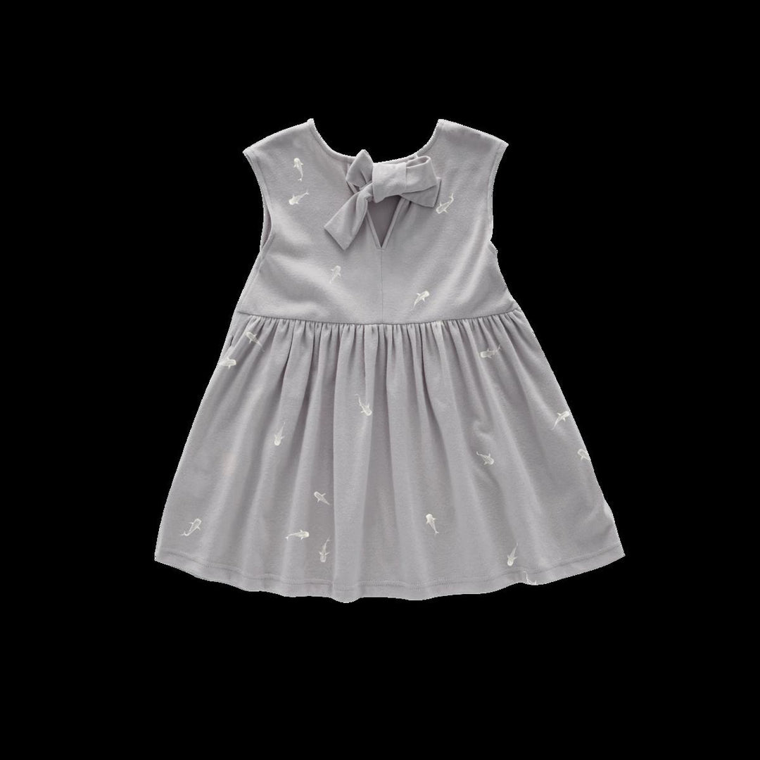 Fit & Flare Jersey Dress - Grey