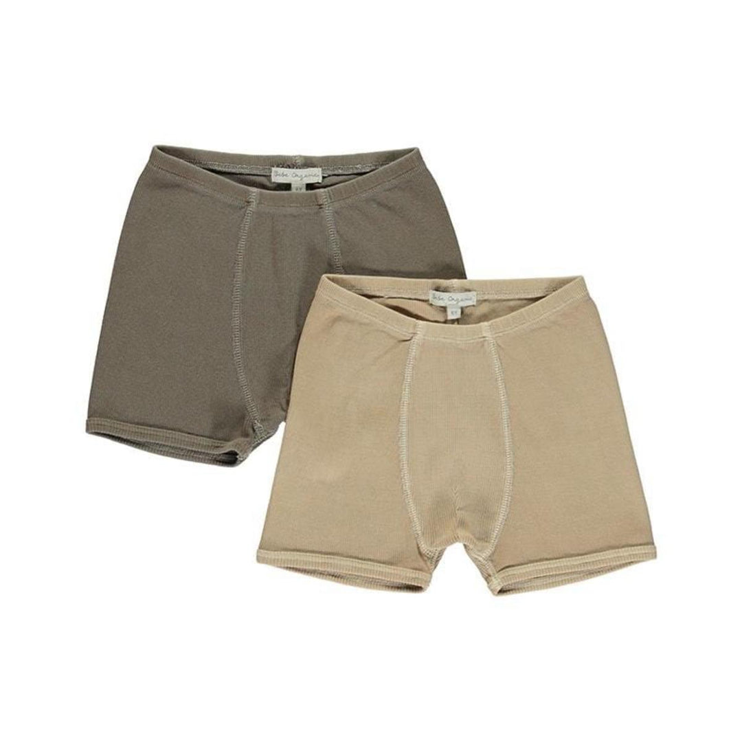 Gaia Underpants Boy Set - Sand/Brown