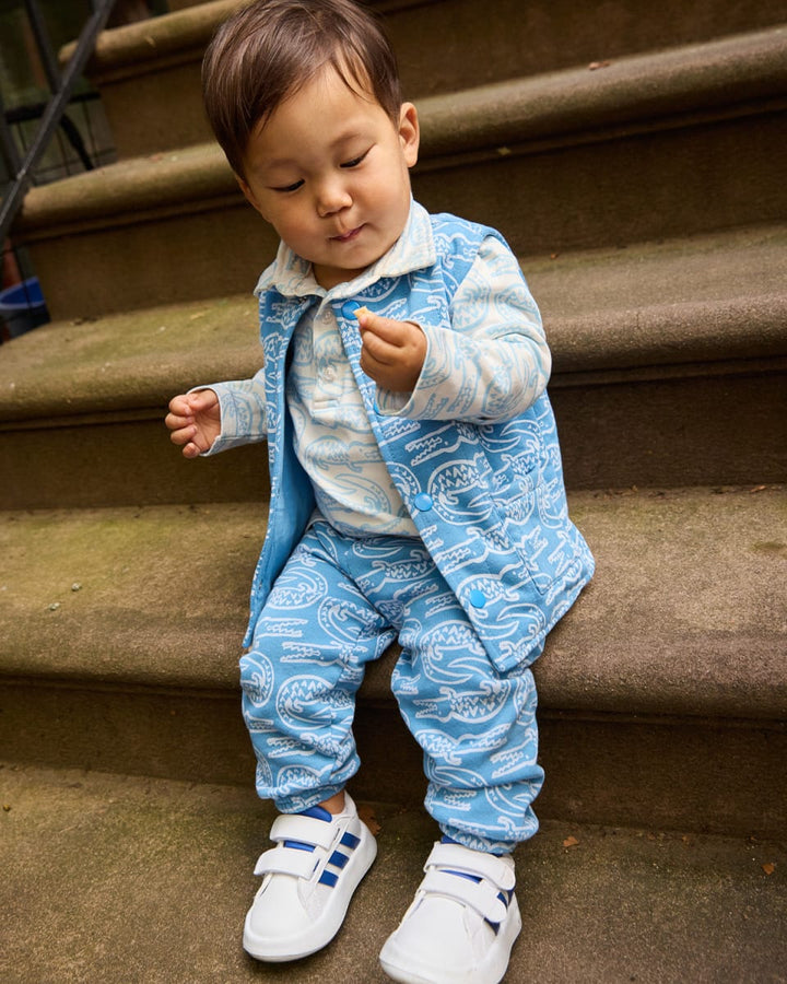 Quilted Snap Vest - Alligator Pacific