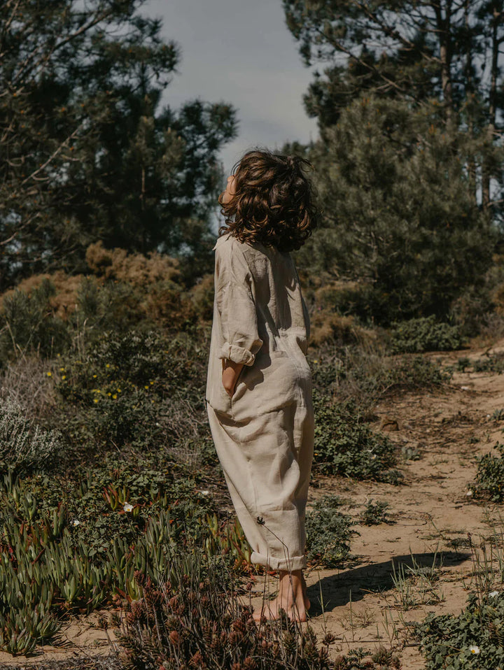 The Noor Jumpsuit - Oatmeal