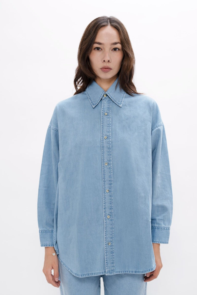 Louisiana MSY - Classic Denim Shirt - Sky