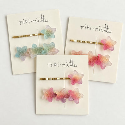 Miki Miette Gummy Hair Clip 3-Pack