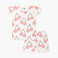 Two-Piece Shorty Pajama Set - Very Cherry
