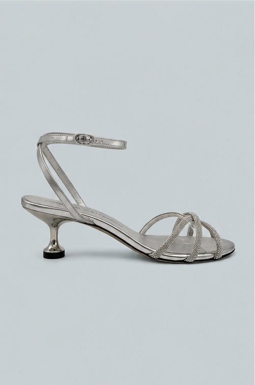 Nudistini Shine Sandals 50 - Silver/Clear