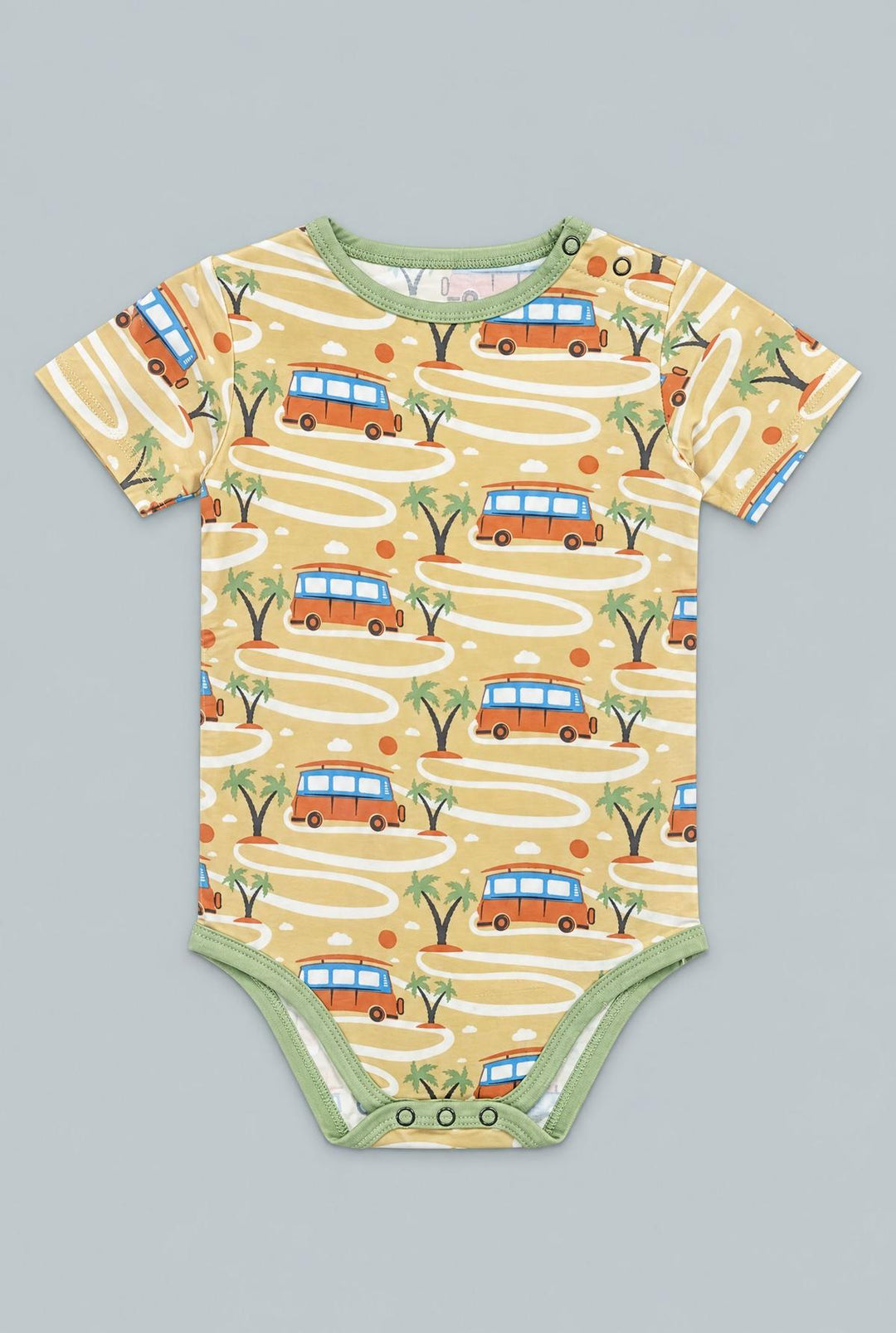 Short Sleeve Body Suit - Surf Van