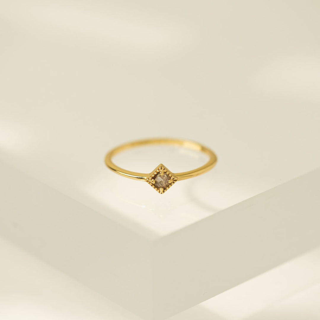 Eclipse Ring - Labradorite