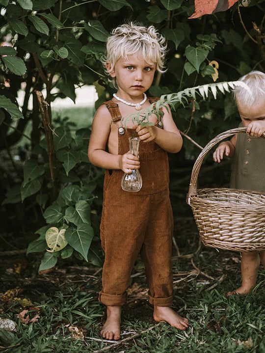 The Wild and Free Dungaree - Indigo One Pieces The Simple Folk 