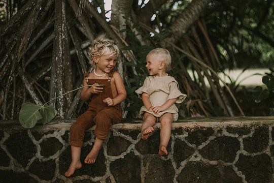 The Wild and Free Cord Dungaree Overall - Rust One Pieces The Simple Folk 