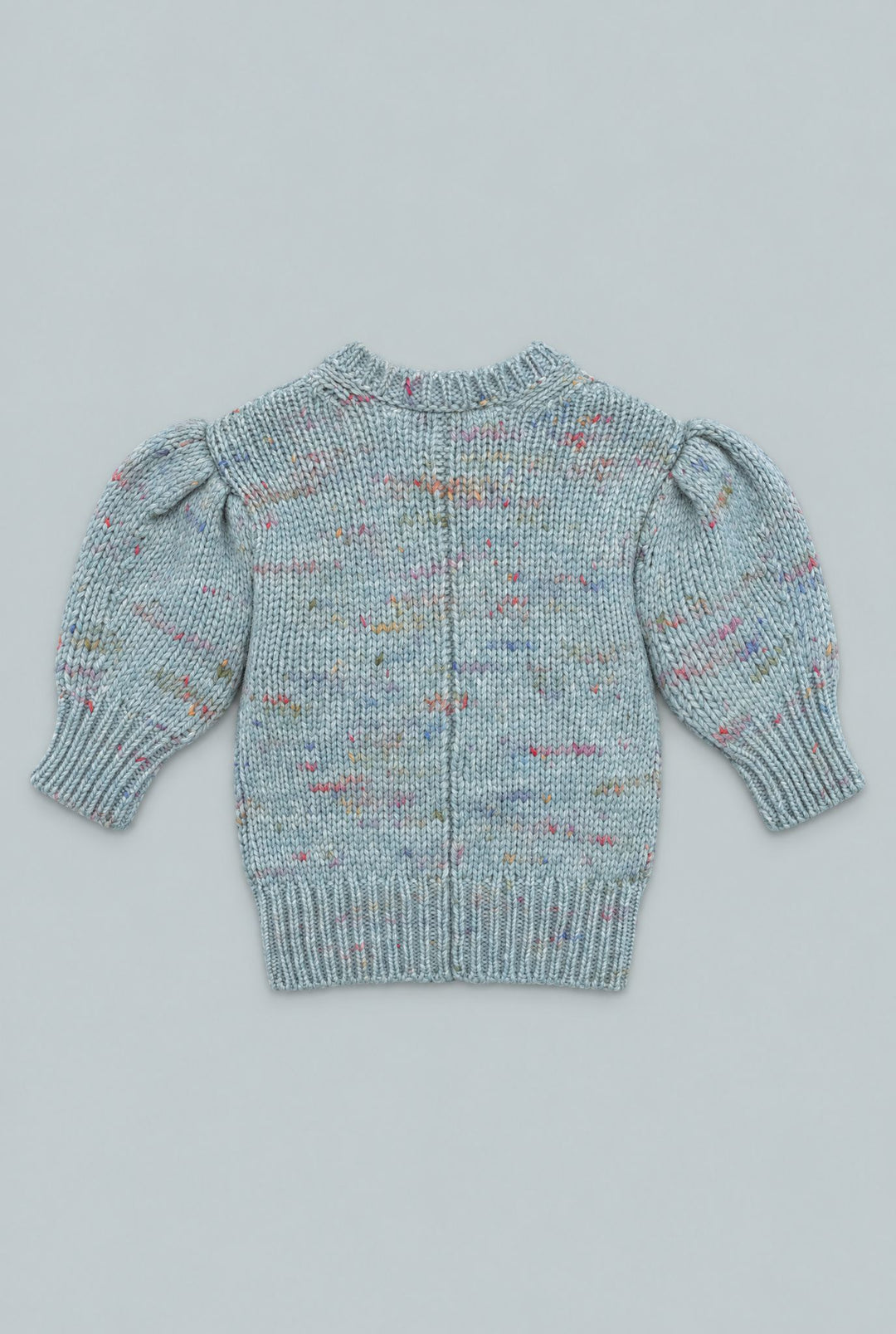 Kid's Donegal Crew Neck Sweater - Light Blue