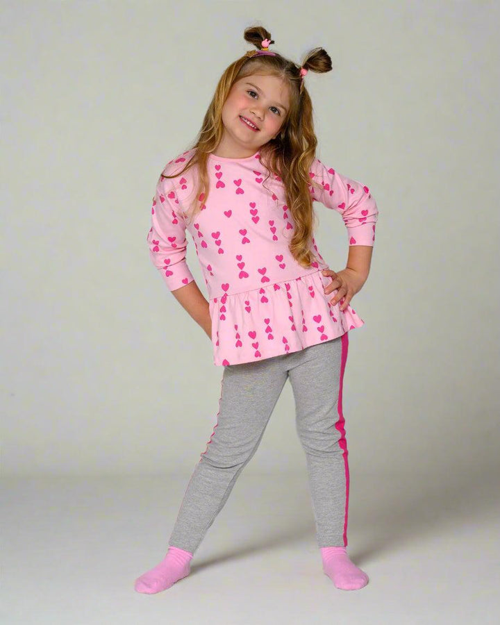 The Hearts Top - Pink on Pink