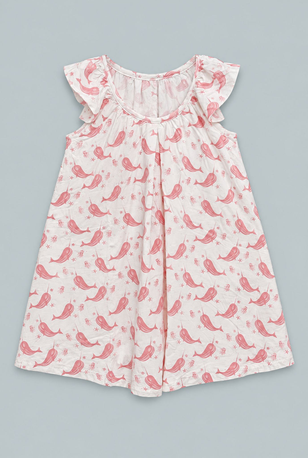 Babydoll Dress - Narwhal Pink