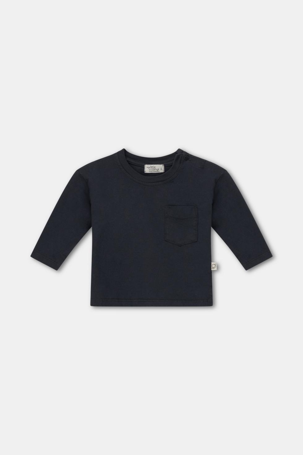 Organic basic baby t-shirt - Dark grey