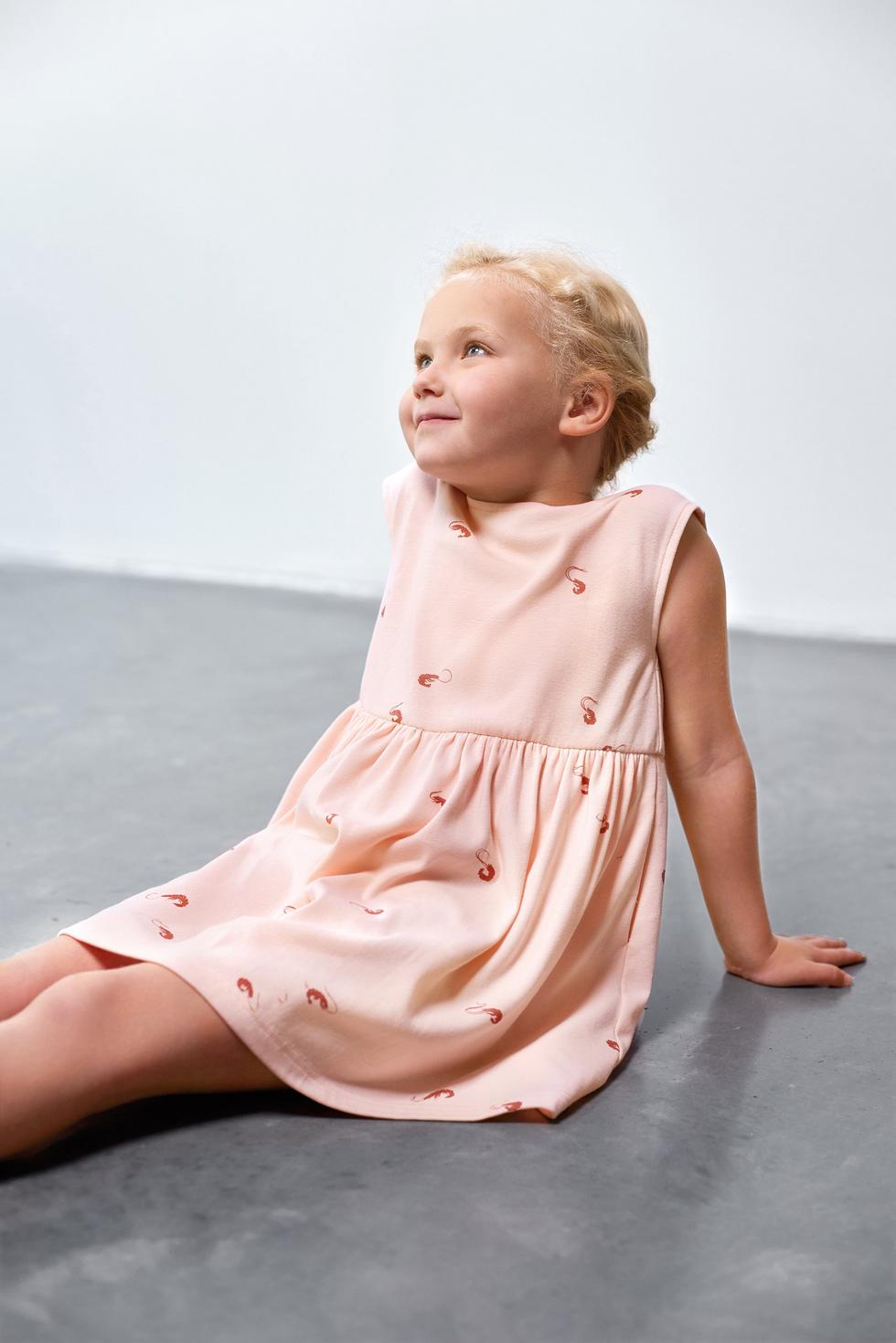 Fit & Flare Jersey Dress - Pink