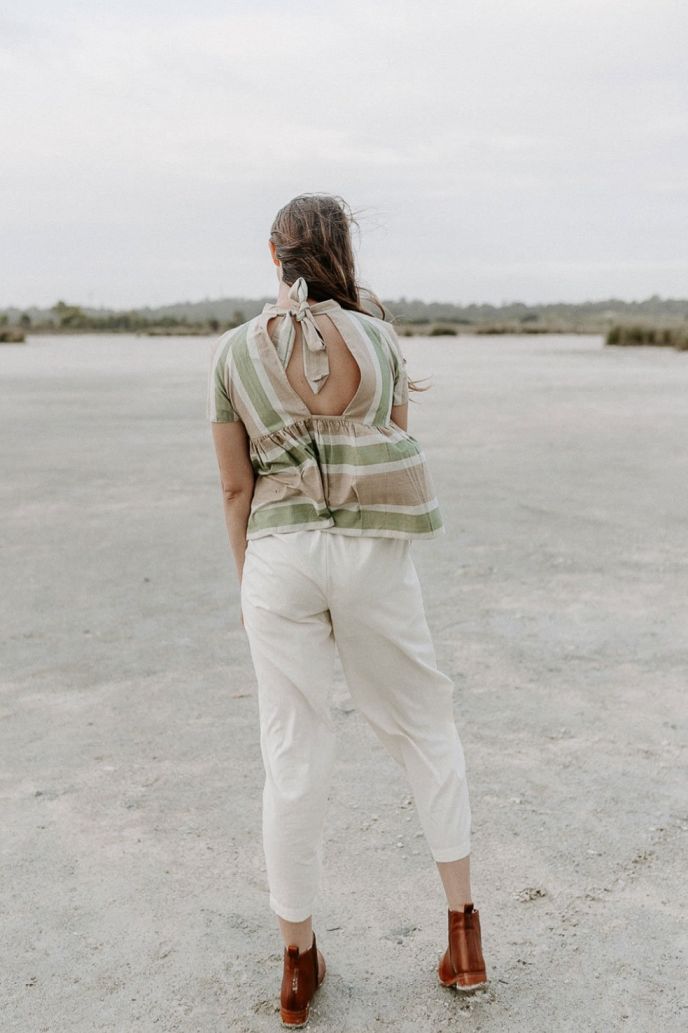 Tasmin Blouse - Rhubarb