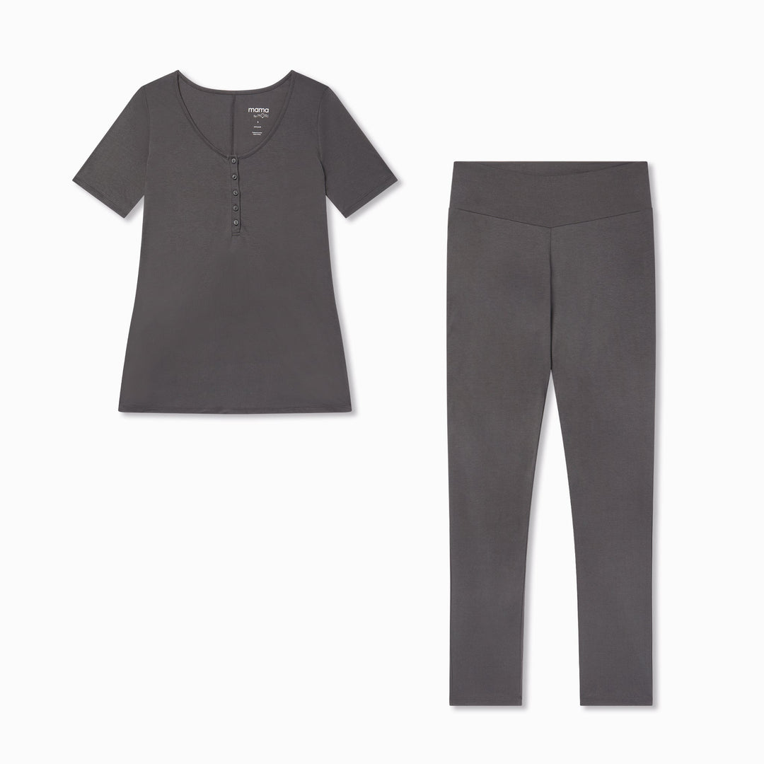 Bump to Baby Pyjamas - Charcoal