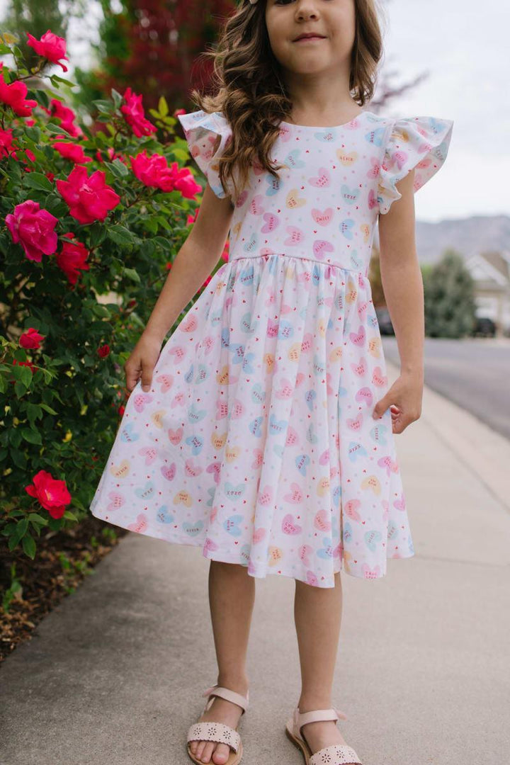 Olivia Dress - Candy Hearts