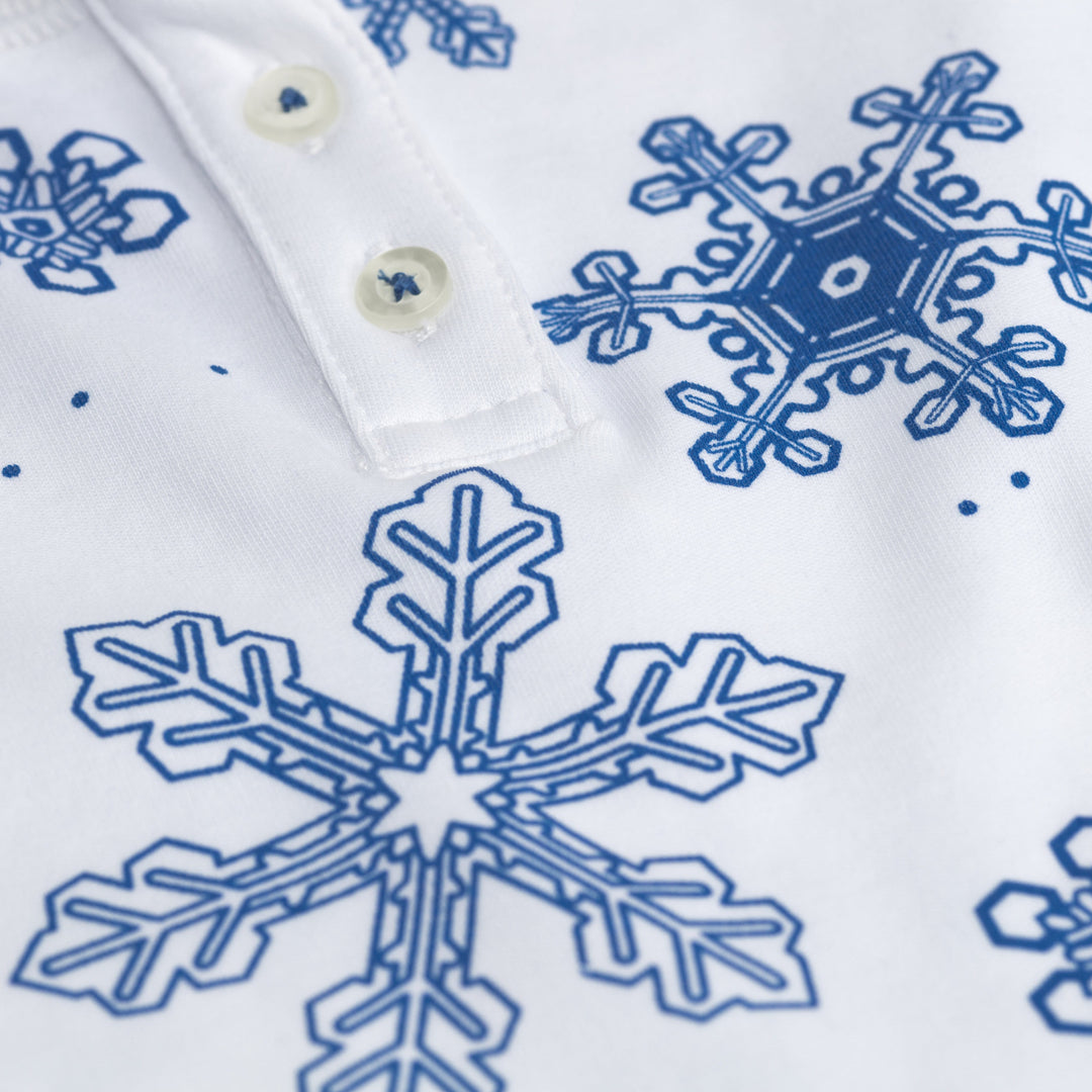 Pyjama Set - Snowflake Blue
