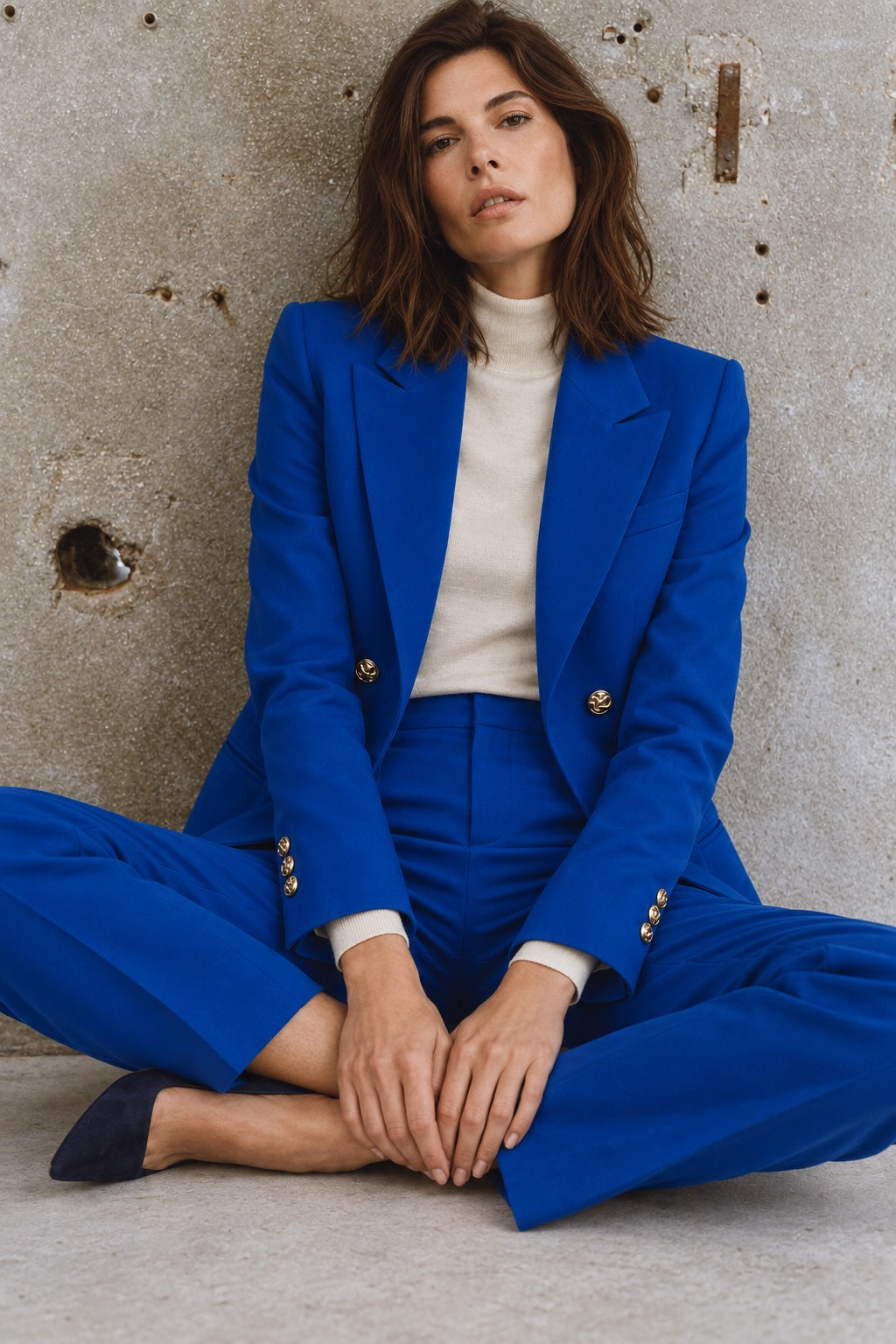 Portia Blazer - Sapphire