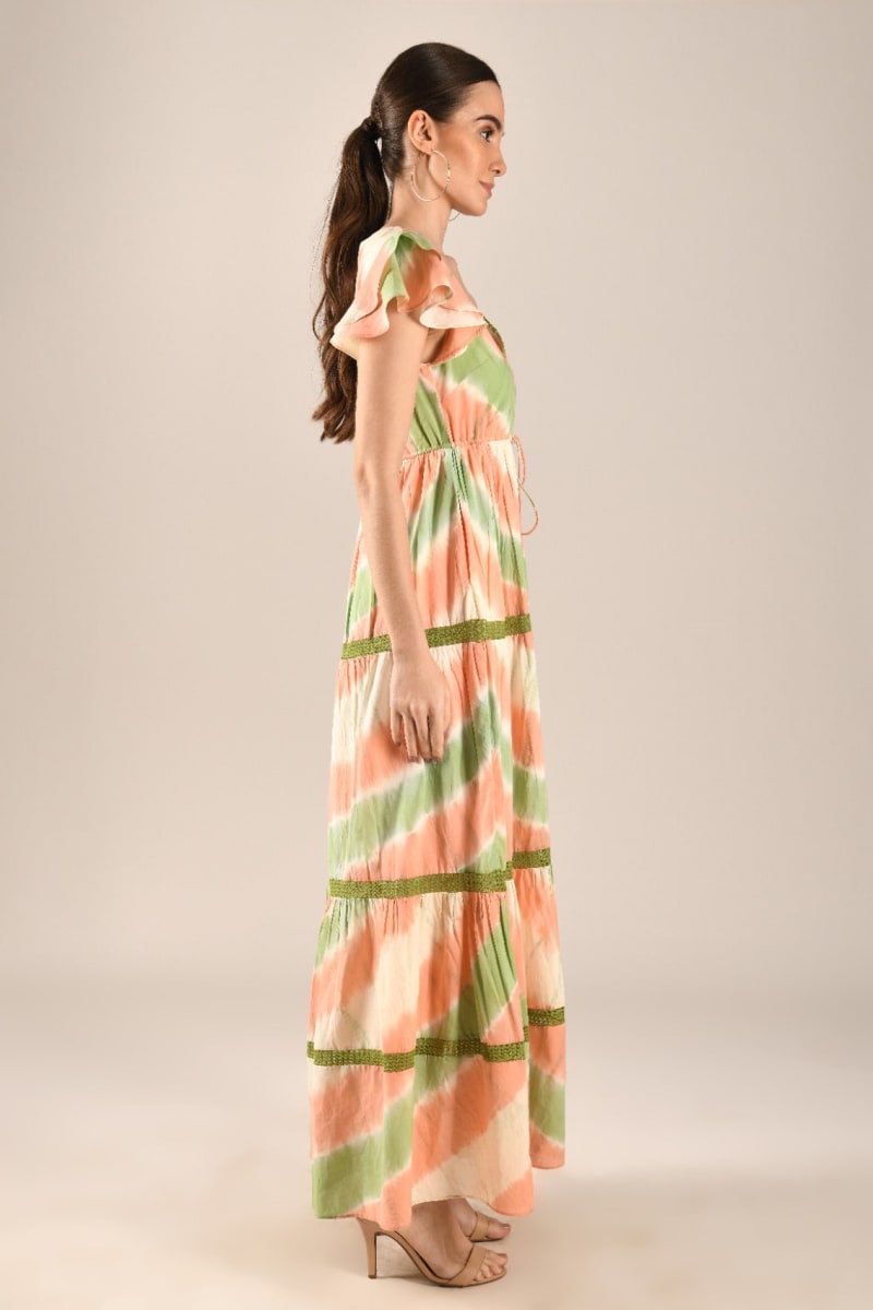Lorena Maxi Dress - Peach