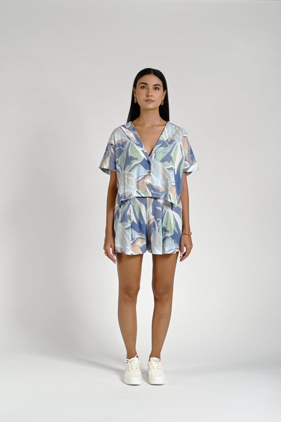 Nixie Set - Blue abstract Multi