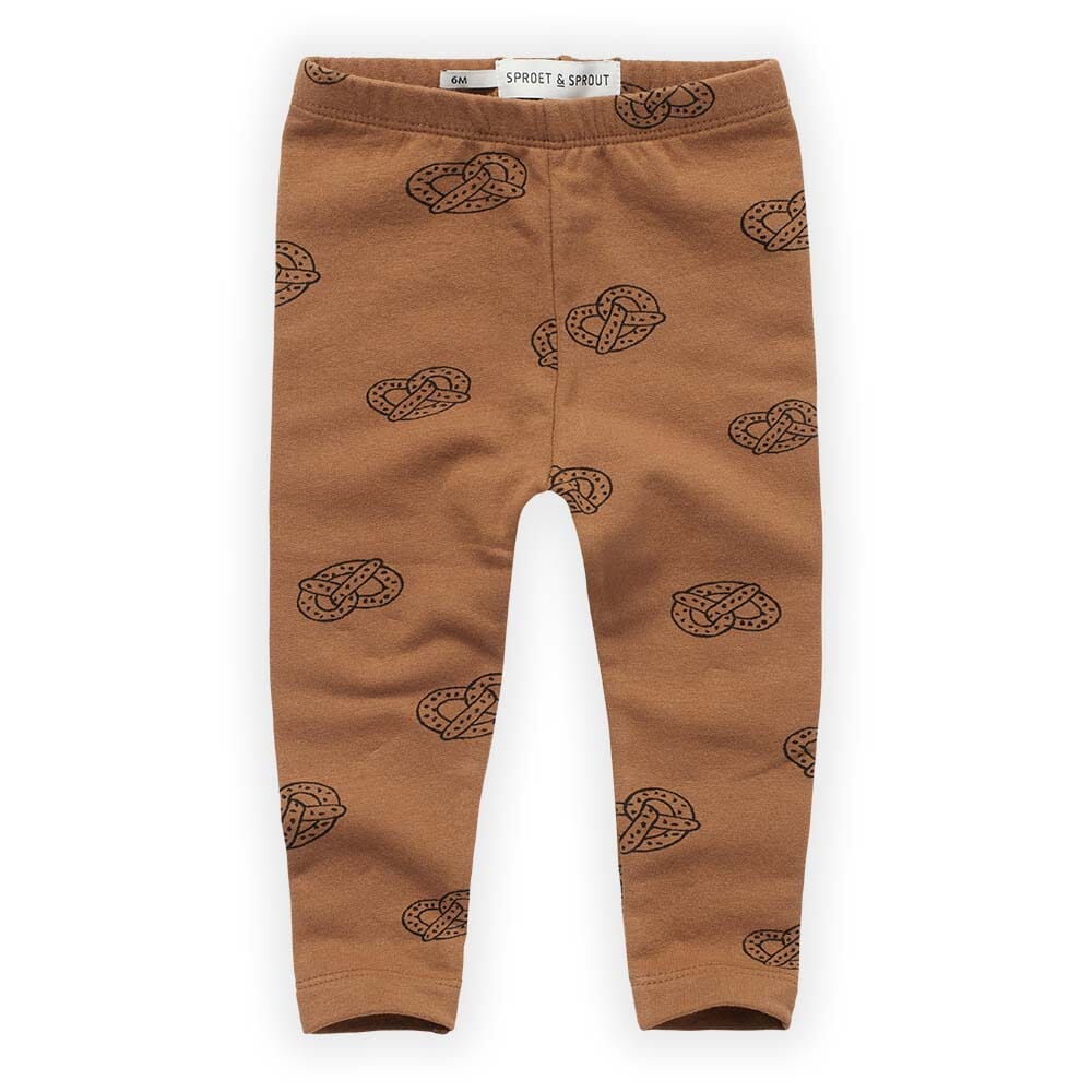 Pretzel Print Legging - Lion Leggings Sproet & Sprout 