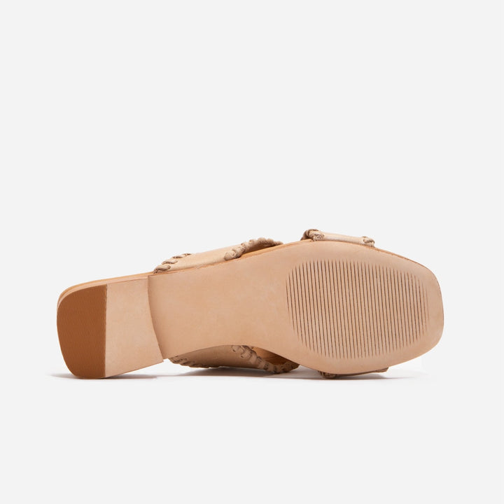 Catalina Sandal Whipstitch - Almond