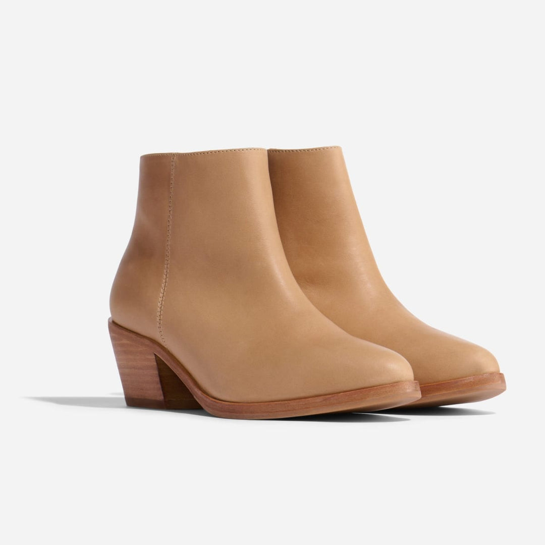Marisa Inside Zip Boot - Almond