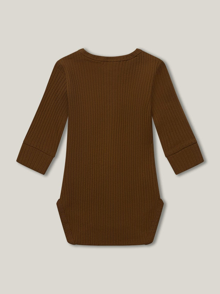 The Ribbed Onesie Baby - Bronze