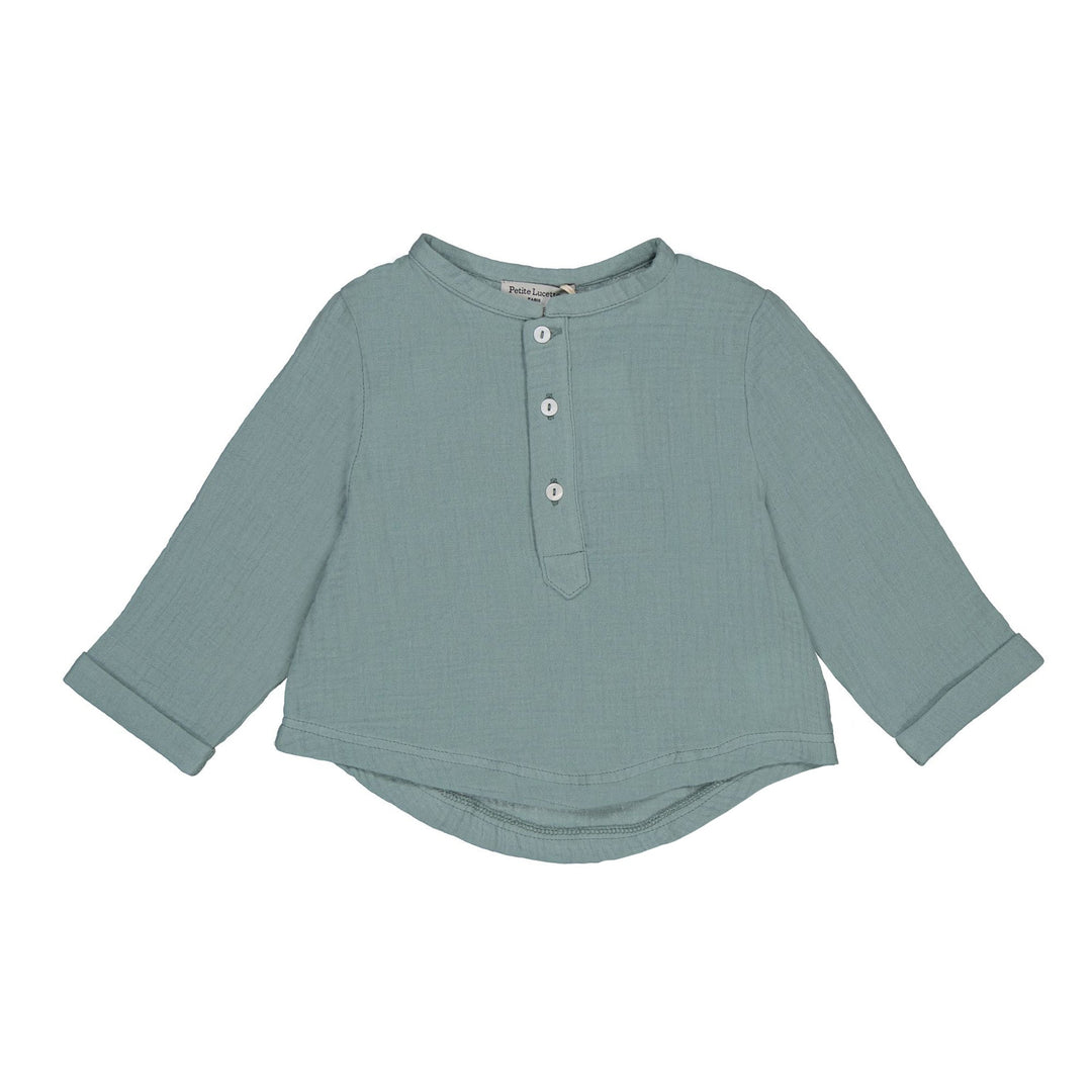 Baby Loris Shirt - Smoke Blue