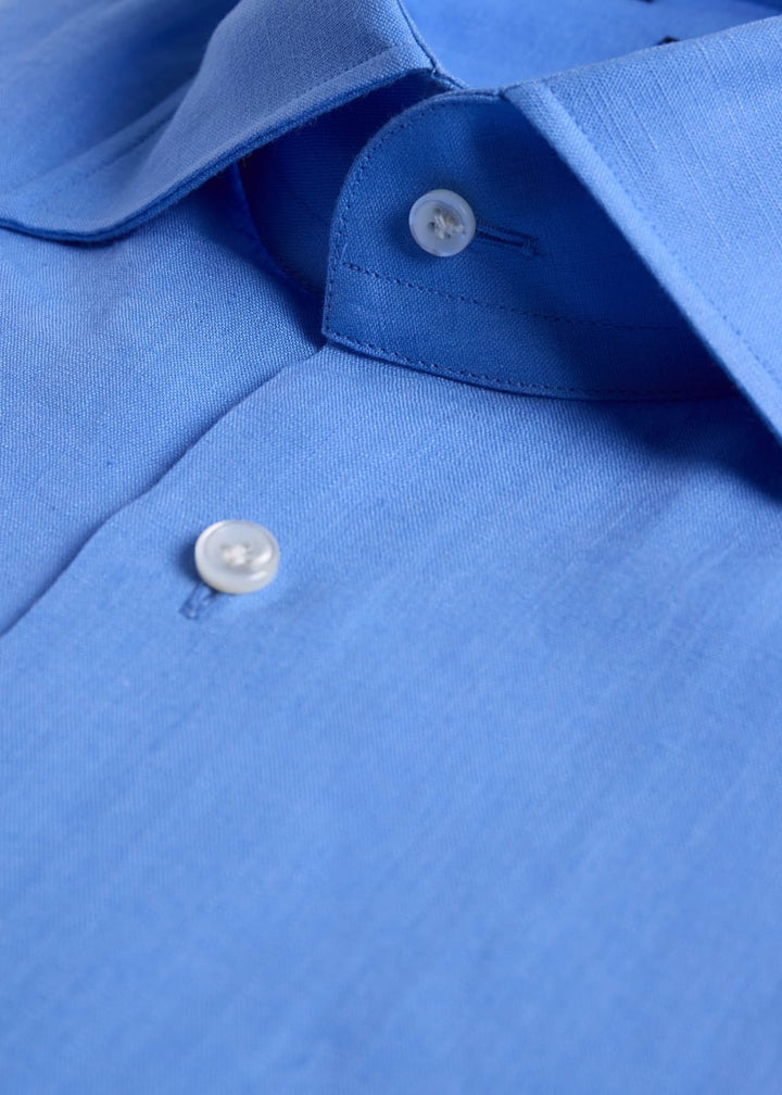 Linen Soft Shirt Geneva - Blue
