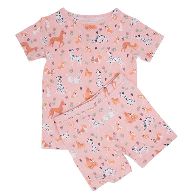 Dalmatian Poodle Puppy Summer Pajama Set - Puppy Love