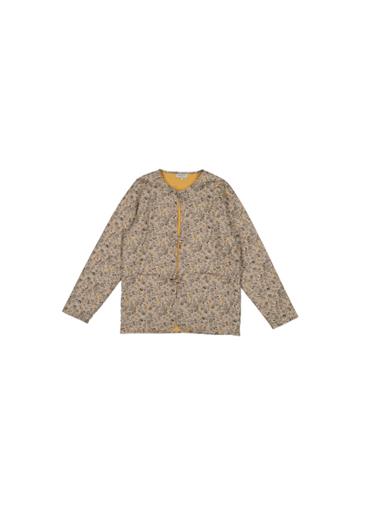 Womans Alina Reversible Jacket - Honey Grey Flower