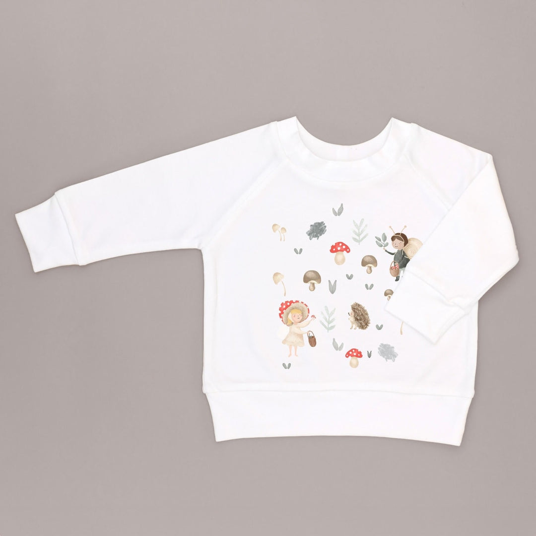 Raglan Sweatshirt - Mushroom Hunt