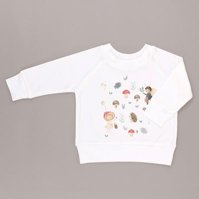 Raglan Sweatshirt - Mushroom Hunt
