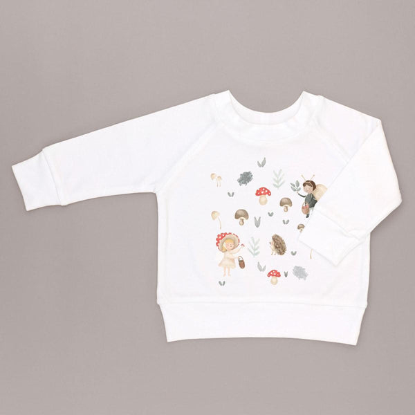 Raglan Sweatshirt - Mushroom Hunt