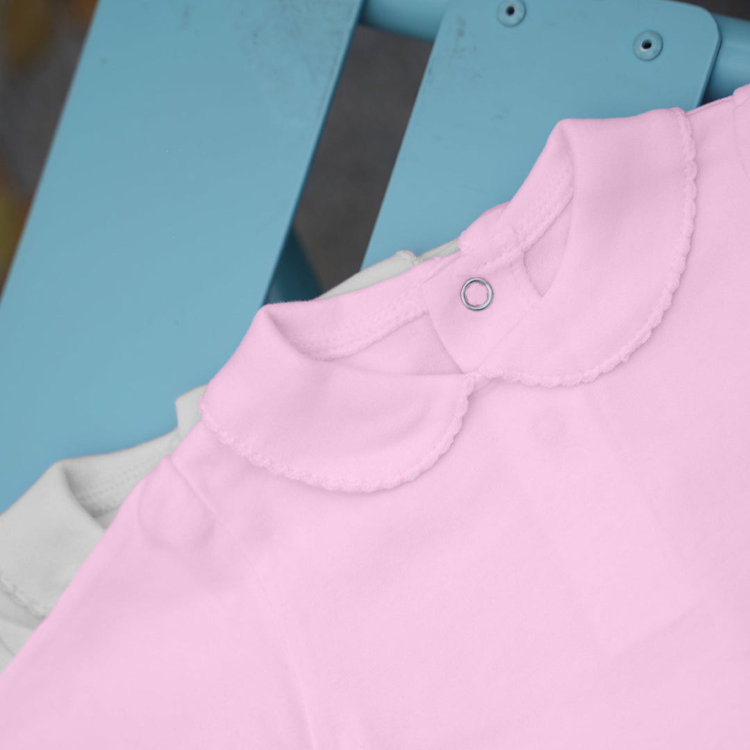 Collar Bodysuit - Pink