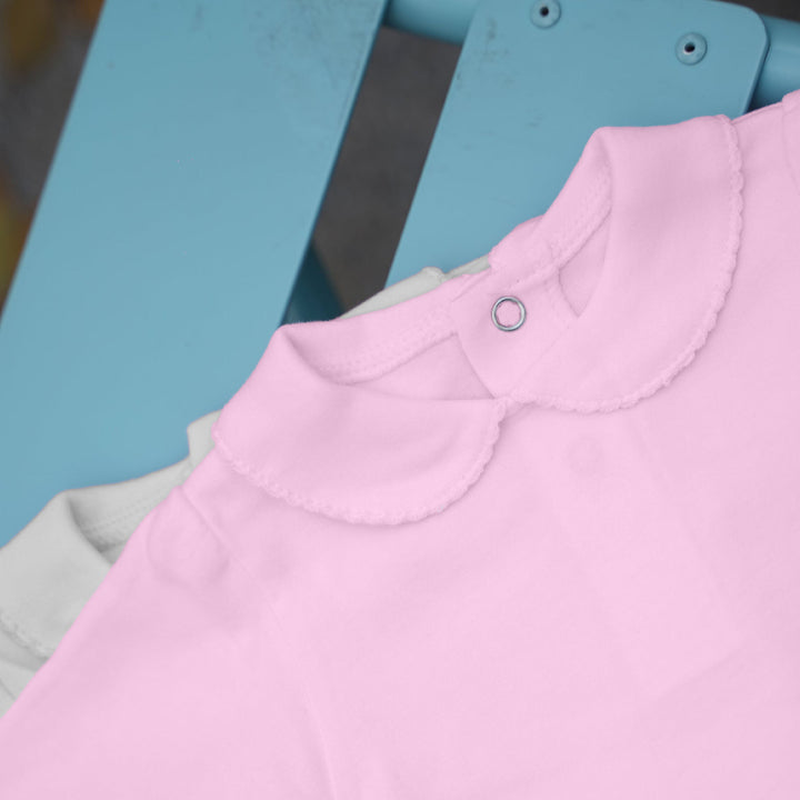 Collar Bodysuit - Pink