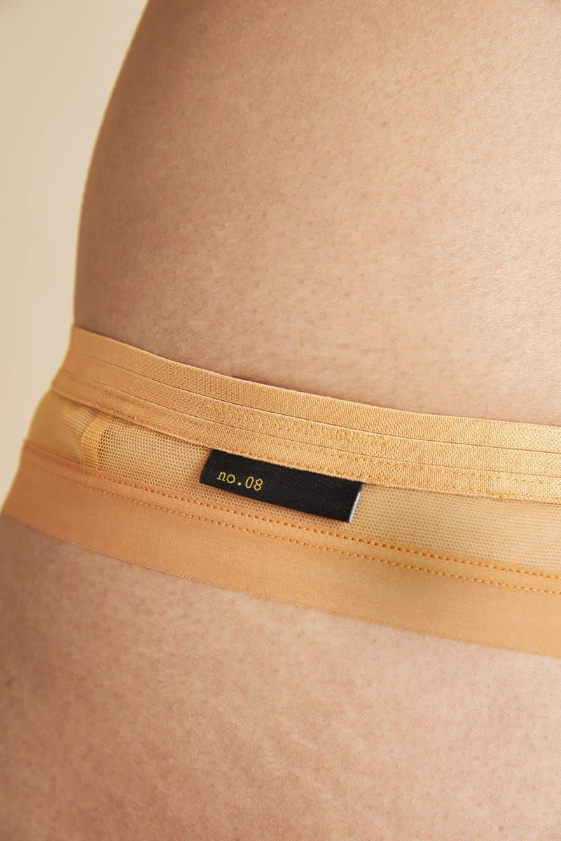 The Silver Lining Thong - Mustard