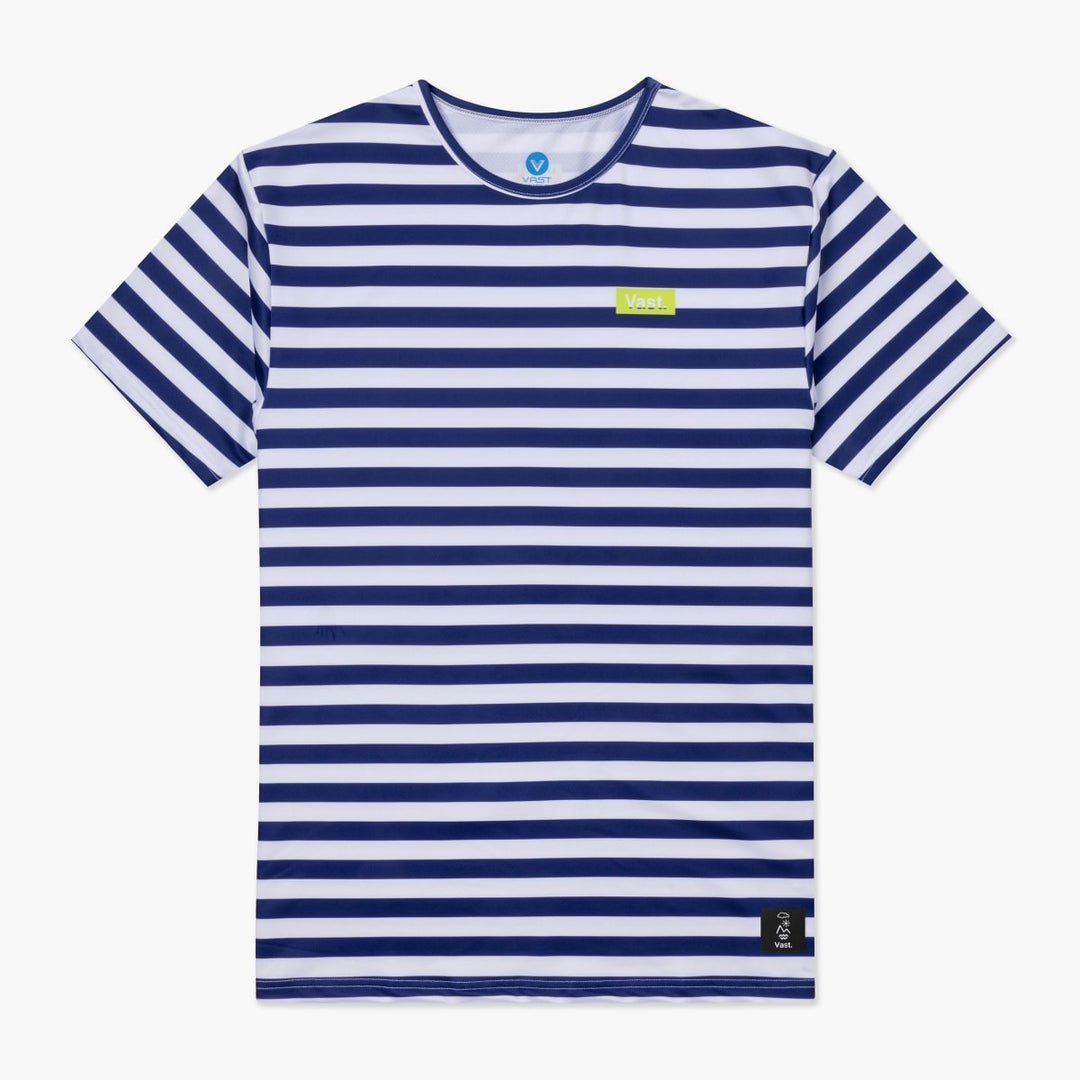 Aquaterra Stripe Tee - Navy