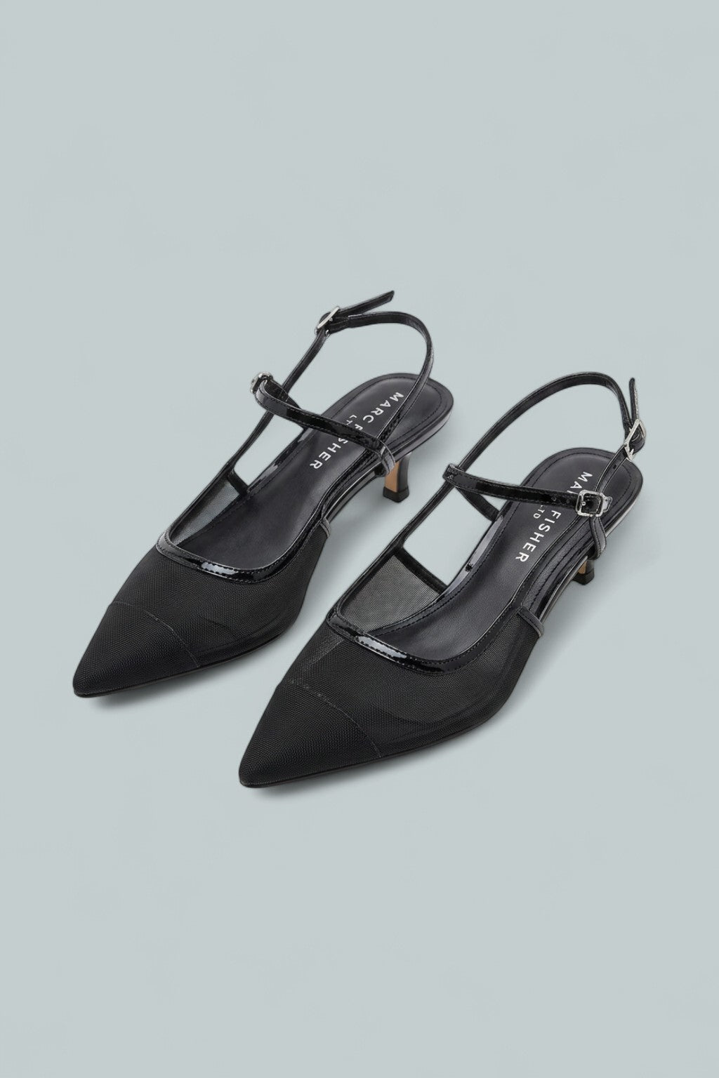 Ceddy Pointed Pumps - Black 001 Leather