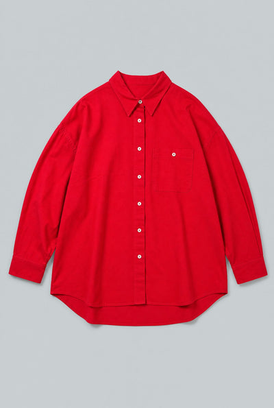 Classic Button Up - Red