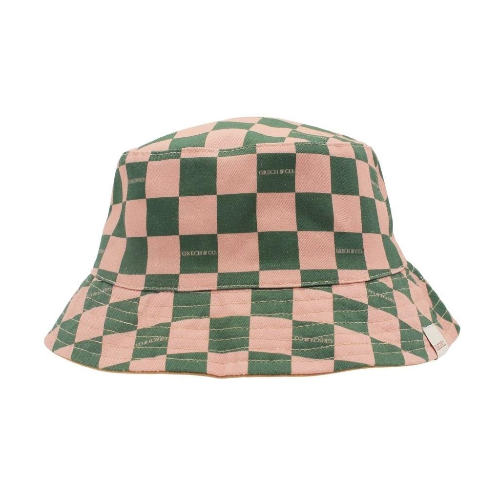 Reversible Bucket Hat - Checks Sunset + Orchard