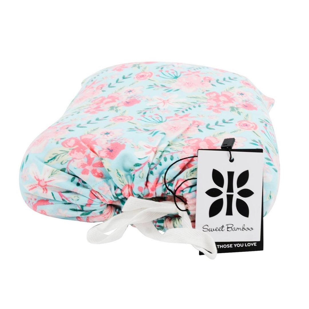 Crib Sheet - Aqua Floral