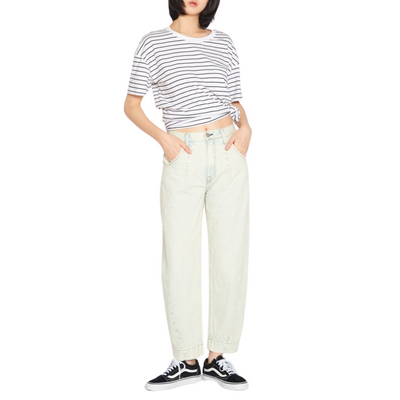 Lou 90's Comfort Crop - Light Blue