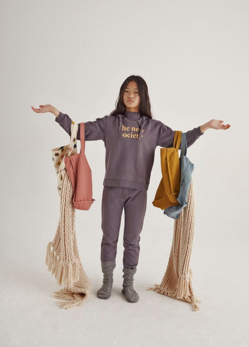 Logo Flock Jogging - Plum