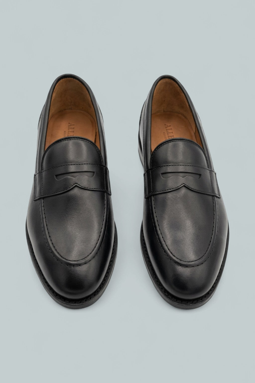 Randolph 2.0 Leather Penny Loafers - Black