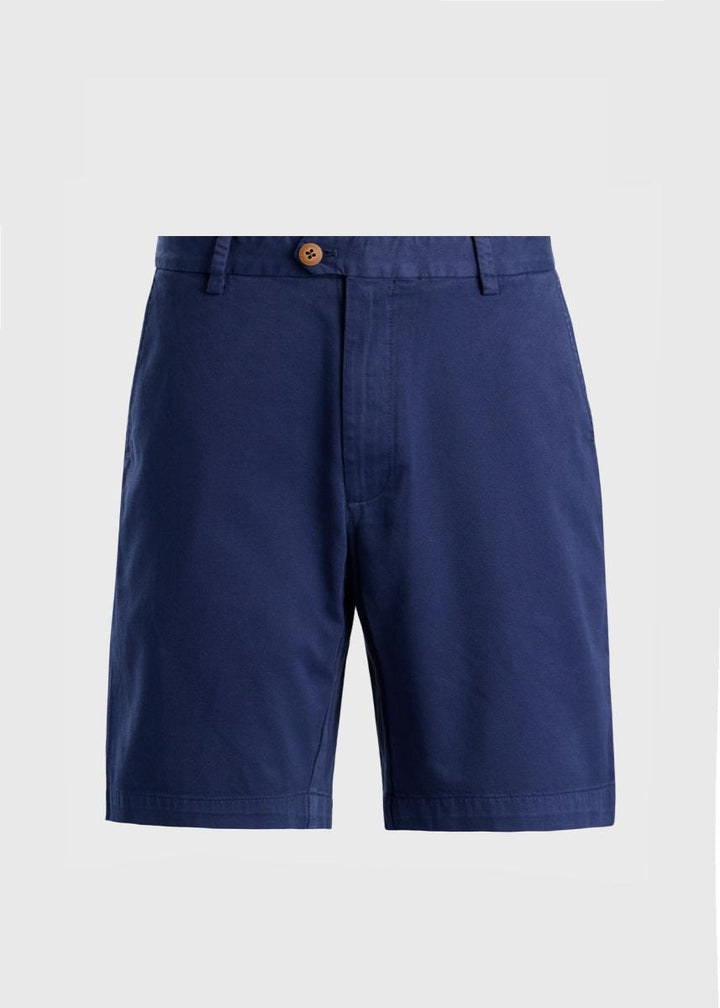 Cotton Twill Logo Shirt - Navy